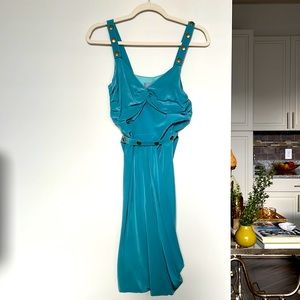 Silk Hunter Dixon Bubble Dress with belt